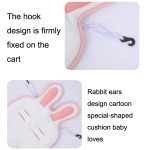 Kinderwagenkissen Kinderwagen Wattepad Baby Sicherheitssitz Warmes Kissen, Rabbit Cushion, Rabbit Cooling Mat – Bild 4