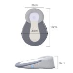 Baby-Stillkissen, liegend, fütterndes Baby, Anti-Spuck-Milch-Steigungsunterlage, Pillow Gray – Bild 3
