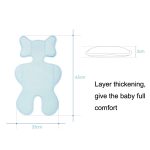 3D-Babywagenmatte Four Seasons Universal Baby-Esszimmerstuhlmatte, Pink, Blue – Bild 3