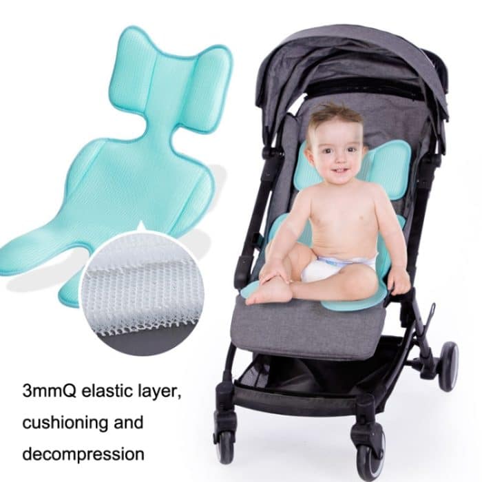 3D-Babywagenmatte Four Seasons Universal Baby-Esszimmerstuhlmatte, Pink, Blue – Bild 7