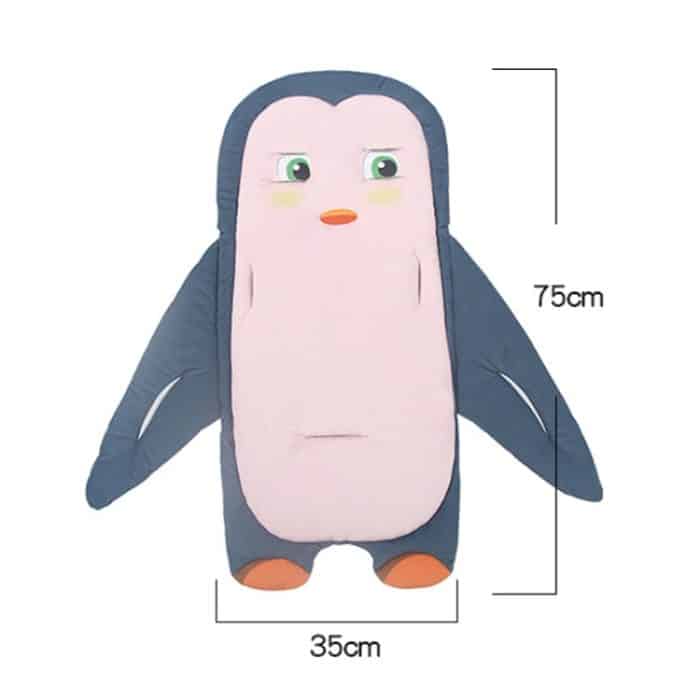 Kinderwagenkissen aus Baumwolle für vier Jahreszeiten, Allzweck-Esszimmerstuhlmatte, Little Penguin, Norwegian Bird, Pink Piglet – Bild 3