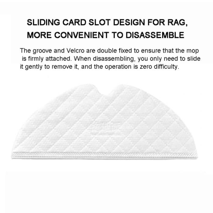 Für XIAOMI MIJIA Roboter-Staubsauger 1C 1T 2C 10 Stück Mopp-Reinigungstuch – Bild 4