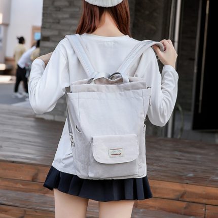 Studentenrucksack, wasserdichte USB-Laptoptasche, Größe:, Medium (Gray), Medium (Black), Large (Gray), Large (Black)