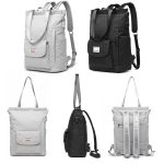 Studentenrucksack, wasserdichte USB-Laptoptasche, Größe:, Medium (Gray), Medium (Black), Large (Gray), Large (Black) – Bild 2