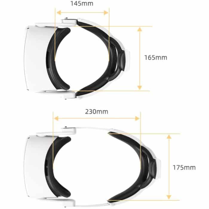 Für Oculus Quest 2 Hifylux Q2-TD79 Dekompression Komfortables Stirnband-Set VR-Brillenzubehör, Q2-TD79 Headband – Bild 2
