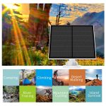 5W monokristallines Silizium-Außenkamera-Solarpanel unterstützt USB&Type-C/USB-C-Schnittstelle – Bild 8