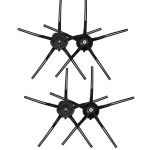 Für Ruber Sah / Tahsa / T7S Plus G10, 4pcs Black Side Brush, 4pcs White Side Brush, 1pc Main Brush Cover