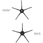 Für Ruber Sah / Tahsa / T7S Plus G10, 4pcs Black Side Brush, 4pcs White Side Brush, 1pc Main Brush Cover – Bild 2