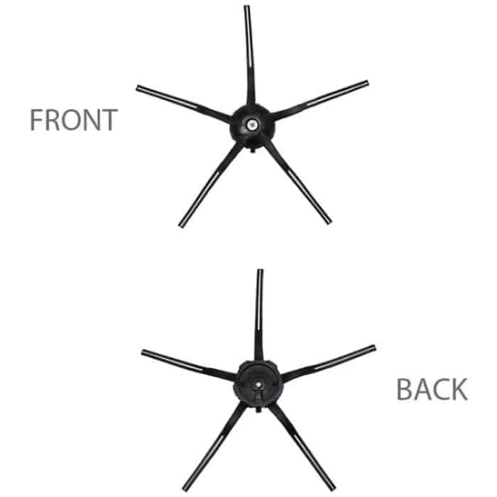 Für Ruber Sah / Tahsa / T7S Plus G10, 4pcs Black Side Brush, 4pcs White Side Brush, 1pc Main Brush Cover – Bild 2