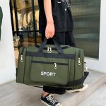 LXZ173 Tragbare Reise-Aufbewahrungstasche für die Schulter mit großem Fassungsvermögen, LXZ173 Green, LXZ173 Black – Bild 7