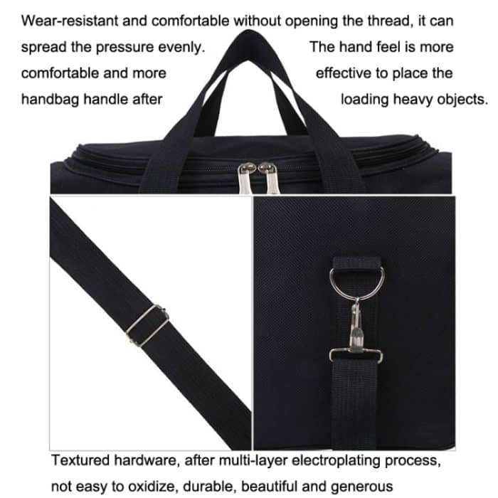 LXZ173 Tragbare Reise-Aufbewahrungstasche für die Schulter mit großem Fassungsvermögen, LXZ173 Green, LXZ173 Black – Bild 3