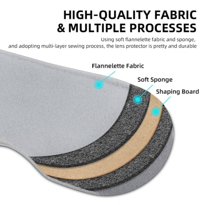 Für PICO 4 Hifylux PC-ZF17 Objektivschutz VR-Brille Staubdichtes Schwammpad, PC-ZF17 Light Grey – Bild 3