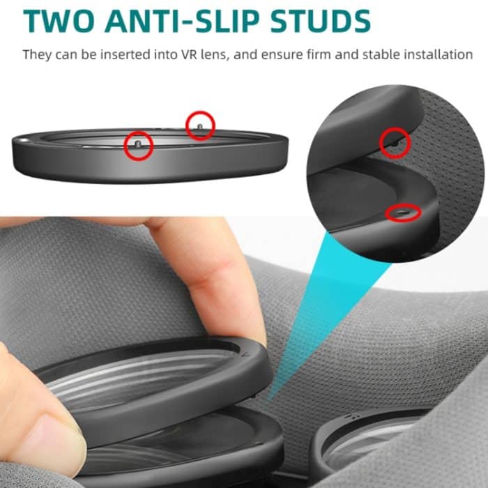 Für PICO 4 Hifylux PC-QF25 1 Paar Magnetische Myopie-Brillenbox Nicht-sphärisches Harz VR-Brillenzubehör – Bild 4