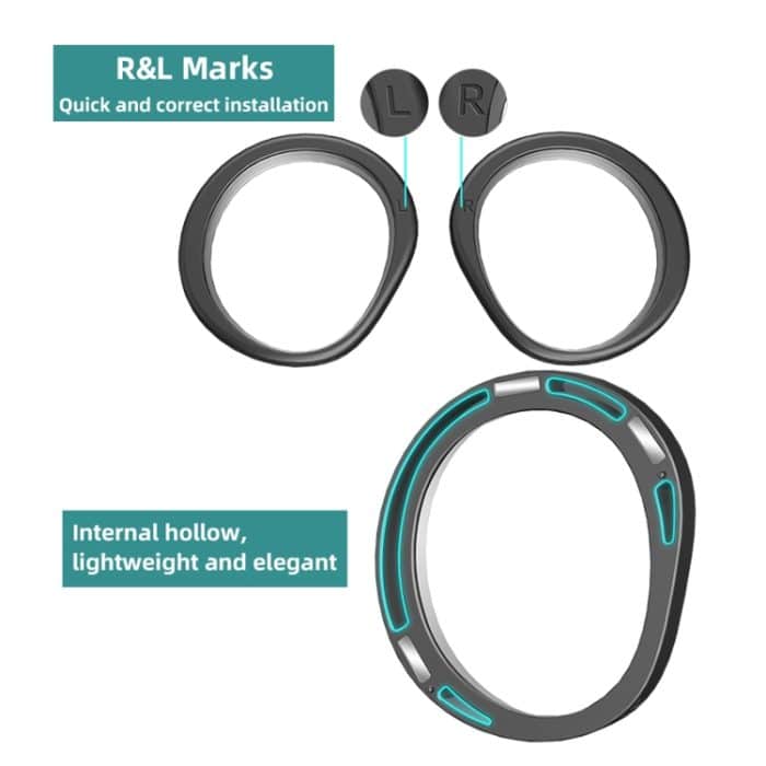 Für PICO 4 Hifylux PC-QF25 1 Paar Magnetische Myopie-Brillenbox Nicht-sphärisches Harz VR-Brillenzubehör – Bild 9