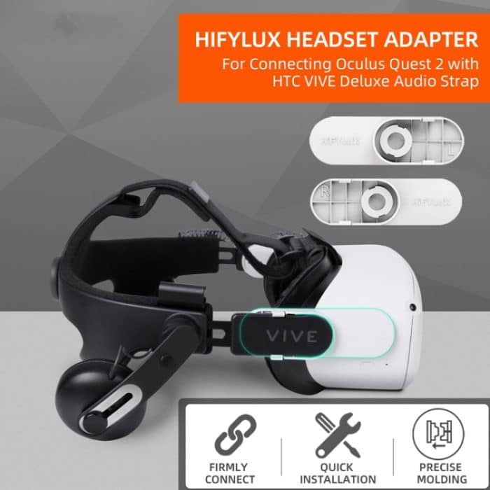 Für Oculus Quest 2 Hifylux Headset-Adapter HTC VIVE Listening Smart-Kopfband-Anschluss, Headset Adapter – Bild 4