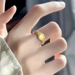 JZ162 Confession Golduhr mit offenem Ring, Valentinstagsgeschenk