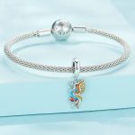 Sterling Silber S925 Phoenix Armband Perlen Langlebigkeit Vogel Zirkon Anhänger – Bild 3