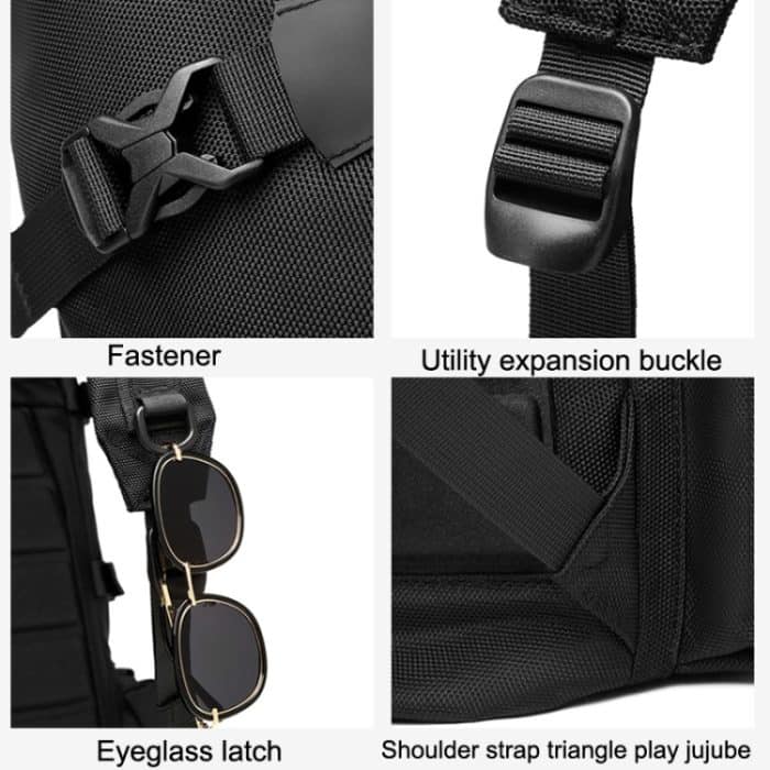 Ozuko 9573 Multifunktionaler Sport-Basketball-Rucksack, wasserdichter Outdoor-Herrenrucksack – Bild 5