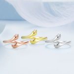 Sterling Silber S925 Warm Hug offener verstellbarer Ring – Bild 3