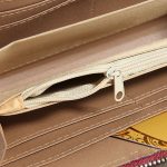 Große Steingeldbörse mit Reißverschluss für Damen, lange Geldbörse – Bild 5