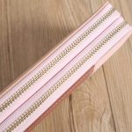 Doppelter Reißverschluss, lange Damen-Geldbörse, Spleißen von Münz-Handytasche – Bild 6