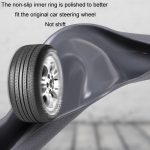 Rutschfeste, verschleißfeste Silikon-Lenkradabdeckung, 37-42cm – Bild 9