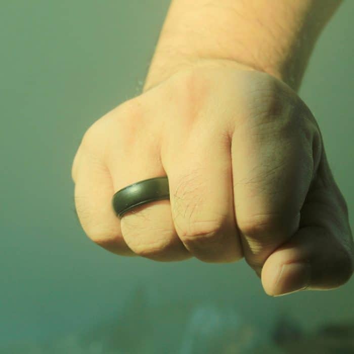 SH800-140 8 mm breiter gebogener Bogenmaß-Stufen-Silikonring – Bild 5