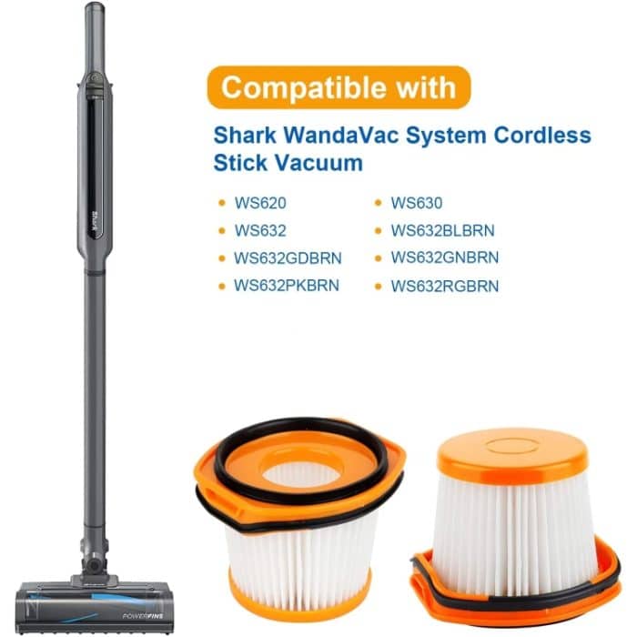 Für Shark WS620 WS630 WS632 Staubsauger Filter Ersatzteile – Bild 6