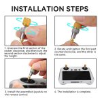 Für DJI Mini 3 Pro RCSTQ Aluminiumlegierung Zweifarbiger Teleskop-Joystick mit Bildschirm-Fernbedienung Daumen-Bedienstange, For DJI Mini 3 Pro Two-color – Bild 11