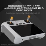 Für DJI Mini 3 Pro RCSTQ Aluminiumlegierung Zweifarbiger Teleskop-Joystick mit Bildschirm-Fernbedienung Daumen-Bedienstange, For DJI Mini 3 Pro Two-color – Bild 5