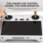 Für DJI Mini 3 Pro RCSTQ Aluminiumlegierung Zweifarbiger Teleskop-Joystick mit Bildschirm-Fernbedienung Daumen-Bedienstange, For DJI Mini 3 Pro Two-color – Bild 10