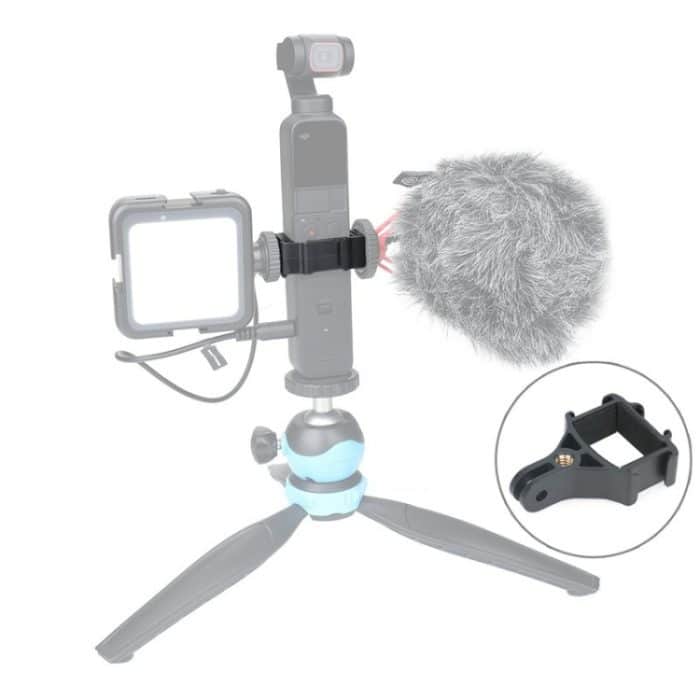 RCSTQ für DJI Pocket 2 Erweiterungsadapterhalter Kamera Festanschlusszubehör, Black, Bracket+Adapter – Bild 2