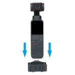 RCSTQ für DJI Pocket 2 Erweiterungsadapterhalter Kamera Festanschlusszubehör, Black, Bracket+Adapter – Bild 7