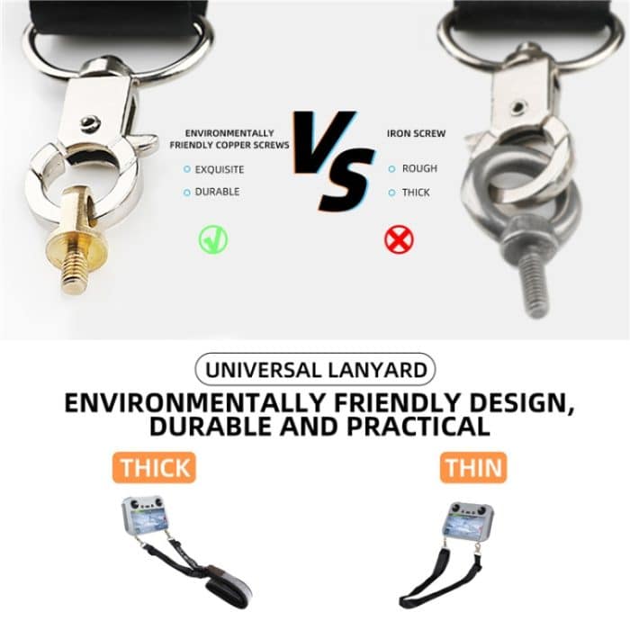 Für DJI Mini 3 Pro RC Smart Controller RCSTQ Lanyard Drohnenzubehör, Thin Type, Thick Type – Bild 4