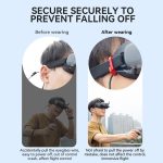 Für DJI AVATA Goggles 2 RCSTQ Aluminiumlegierung Anti-Fall-Draht-Befestigungsteile – Bild 8