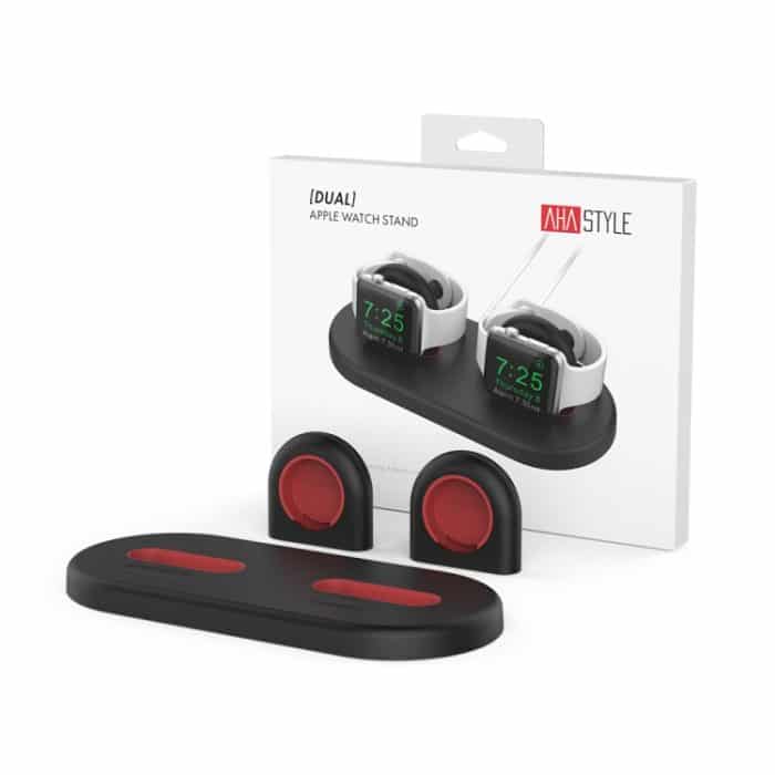 Für Apple Watch/Kopfhörer AhaStyle PT116 Universal-Ständer aus Kunststoff mit doppelter Ladestation – Bild 8