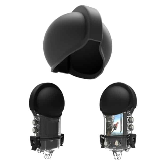 Für die Insta360 X3 muss die Silikonschutzhülle mit einer wasserdichten Hülle verwendet werden – Bild 1