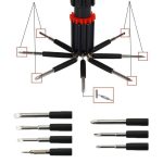 Multifunktionaler Auto-Sicherheitshammer mit Schraubendreher-Taschenlampe, 8 in 1 with Safety Hammer – Bild 4