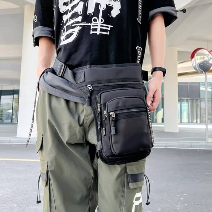 Outdoor Motorrad Reiten Taille und Bein Tasche Mann Multi-Fach Hüfttasche – Bild 9