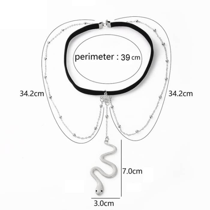 Layered Oberschenkelkette Damen Körperkette – Bild 3