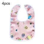 10 Stück wasserdichtes Kinder-Lätzchen aus Kristall-Samt, doppellagiges Baby-Sabber-Handtuch