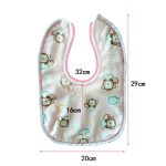 10 Stück wasserdichtes Kinder-Lätzchen aus Kristall-Samt, doppellagiges Baby-Sabber-Handtuch – Bild 3