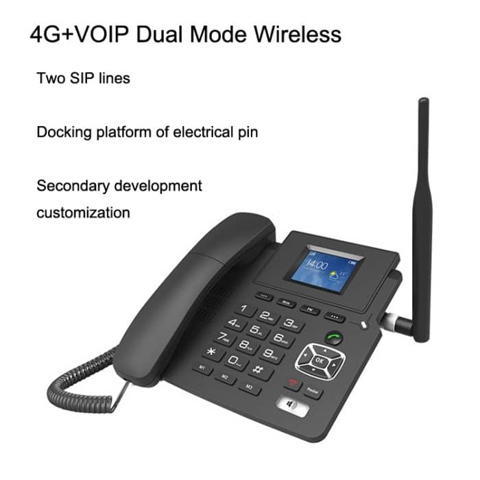 TBD06036698.jpg P03 4G+VOIP Dual Mode Wireless Festnetz SIP Netzwerktelefon IP Enterprise Bürotelefon Drahtloses Festnetz – Bild 1