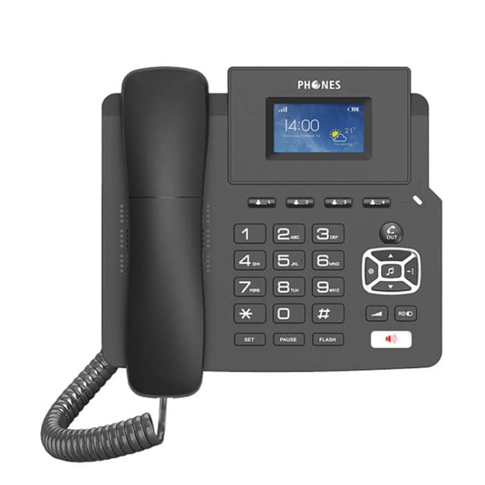 P03 4G+VOIP Dual Mode Wireless Festnetz SIP Netzwerktelefon IP Enterprise Bürotelefon Drahtloses Festnetz – Bild 2