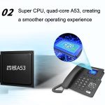 P03 4G+VOIP Dual Mode Wireless Festnetz SIP Netzwerktelefon IP Enterprise Bürotelefon Drahtloses Festnetz – Bild 5
