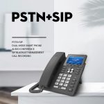 S135 PSTN+SIP Dual Mode Aufnahme Smartphone 6 Möglichkeiten VOIP Netzwerk Telefon IP Telefon – Bild 4