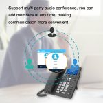S135 PSTN+SIP Dual Mode Aufnahme Smartphone 6 Möglichkeiten VOIP Netzwerk Telefon IP Telefon – Bild 6