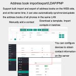 S135 PSTN+SIP Dual Mode Aufnahme Smartphone 6 Möglichkeiten VOIP Netzwerk Telefon IP Telefon – Bild 9