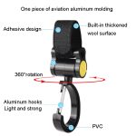 2 Stück Universal-Baby-Kinderwagen-Haken, Zubehör, 360-Grad-Klebehaken, Sticky Hooks(Pink), Sticky Hooks(Yellow), Sticky Hooks(Black) – Bild 3