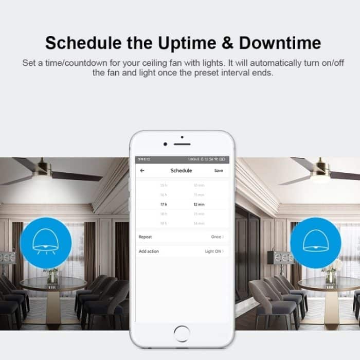 SONOFF APP Fernbedienung Smart Fan Lichtschalter Unterstützung Tmall Genie – Bild 7